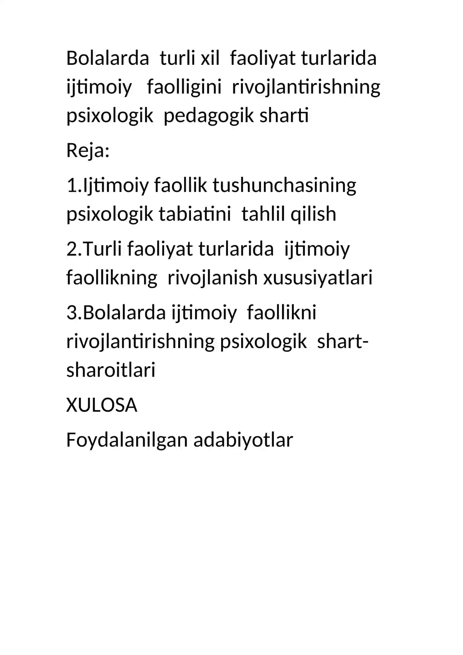 Psixologik Shart-sharoitlari 2