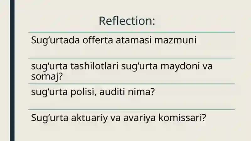 Sug‘urtada Tarif Siyosati 2