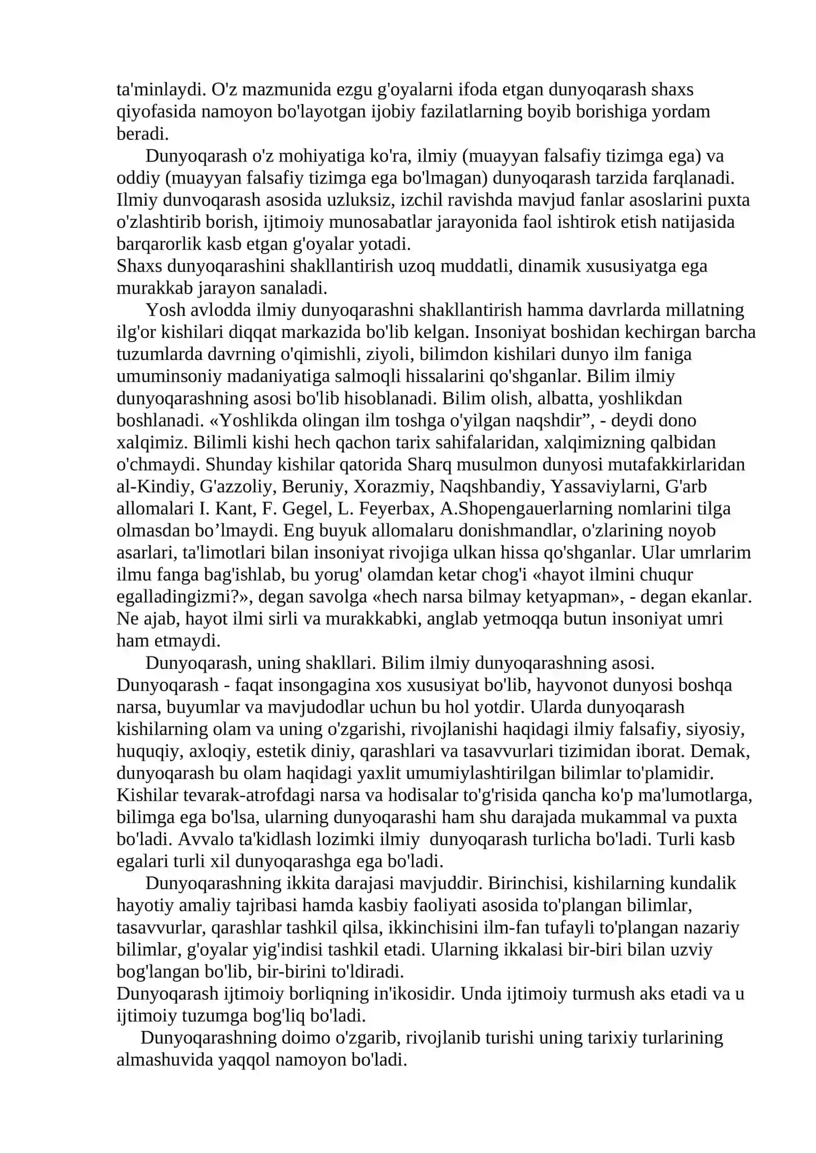 O'QUVCHILARNING MA’NAVIY-AXLOQIY TARBIYASI. O’QUVCHILARDA ILMIY DUNYOQARASHNI SHAKLLANTIRISH METODLARI VA VOSITALARI 2