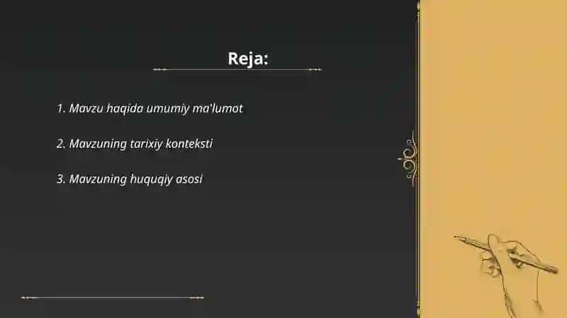 Mavzu boʻyicha rasmiy axborot tayyorlash 2