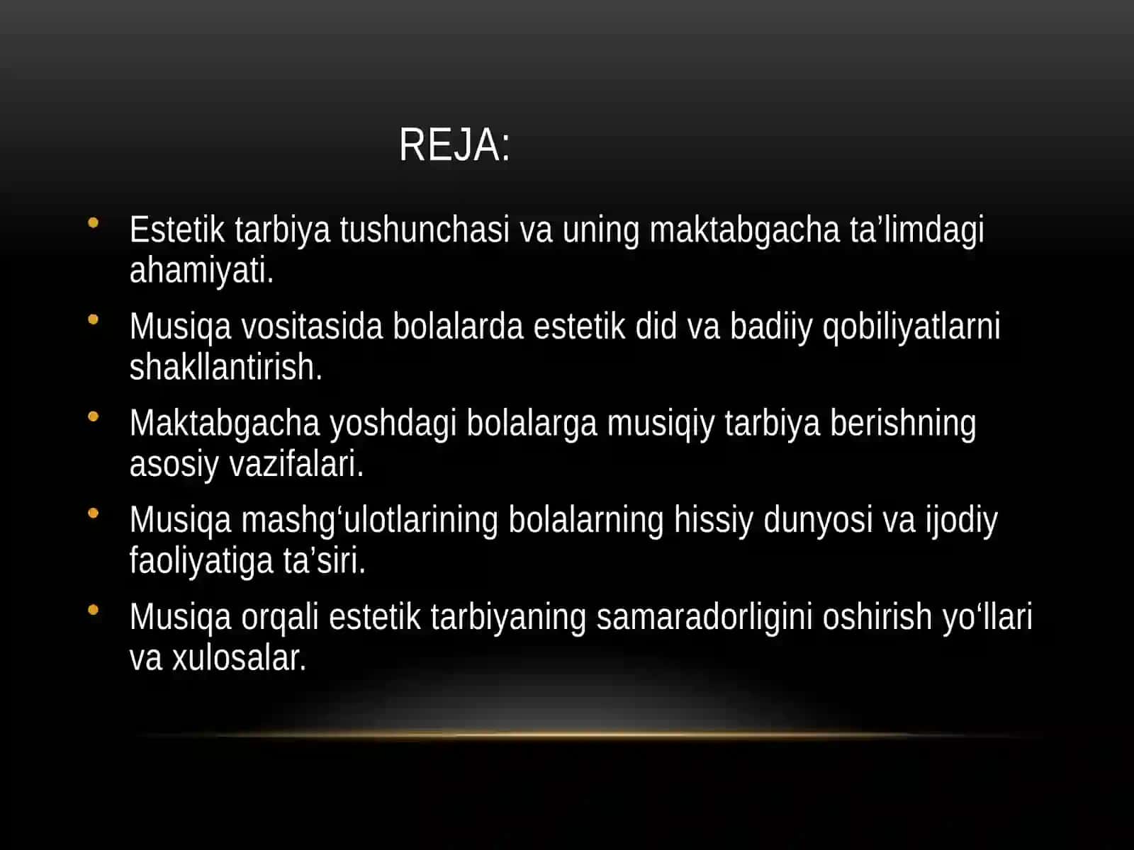 Estetik tarbiya 2