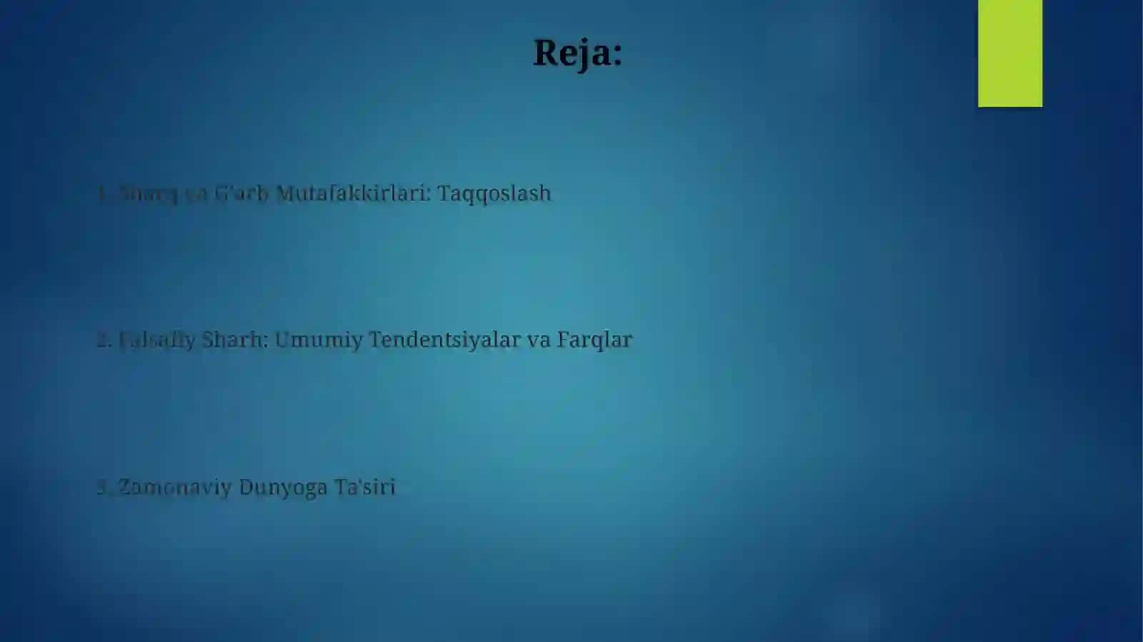 Sharq va G'arb Mutafakkirlari. Falsafaning Sharhi 2