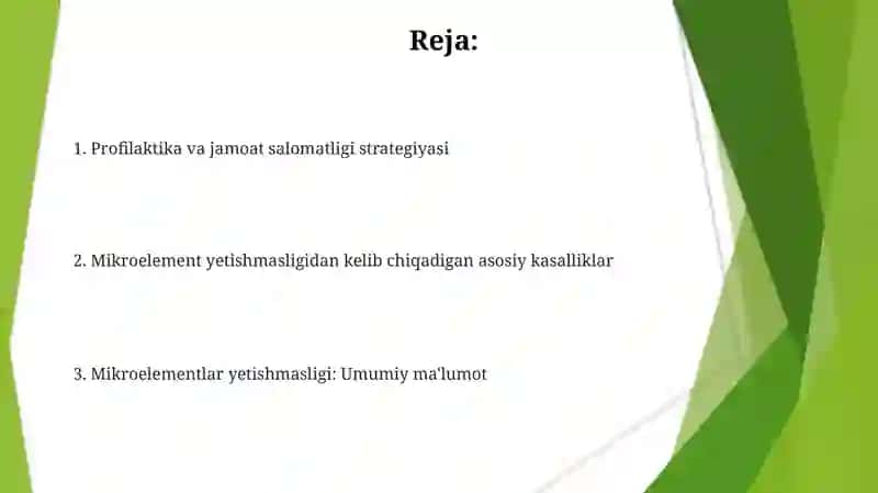 Mikroelementlarni yetishmovchiligi natijasida kelib chiqadigan kasalliklar va uning profilaktikasi 2