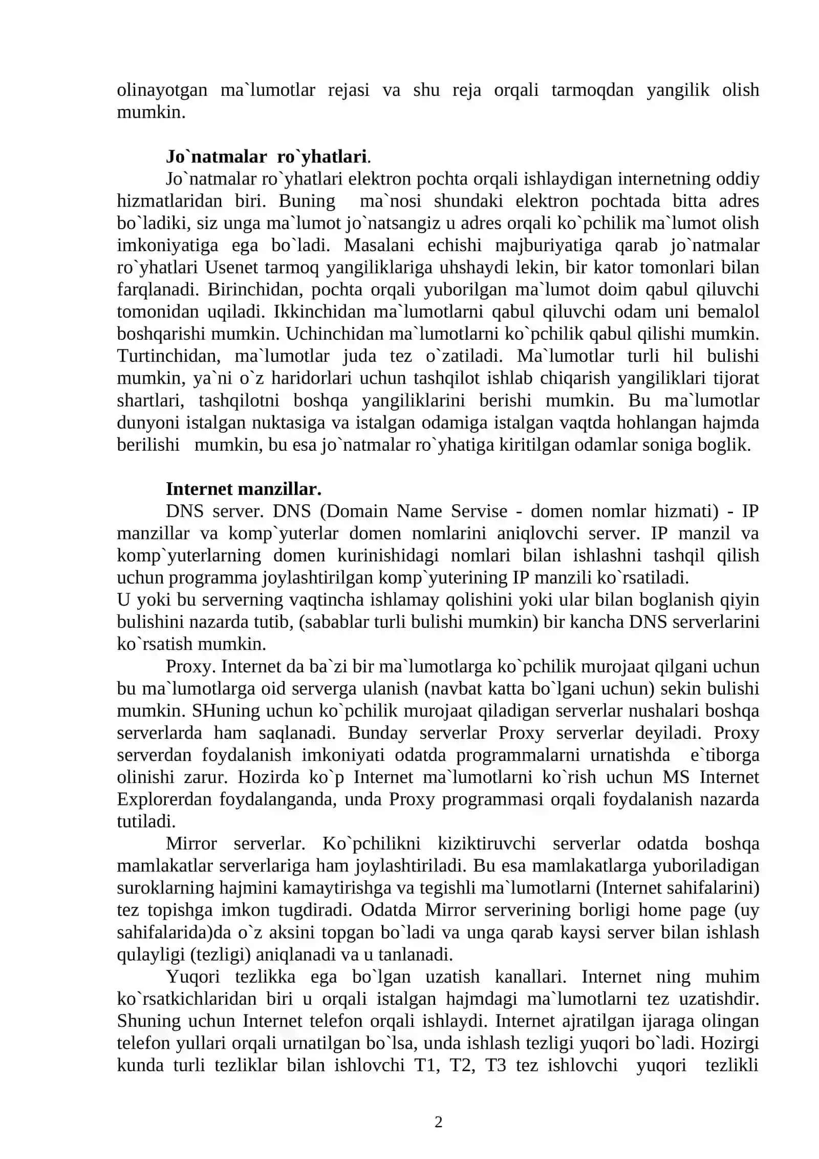 Internetda qidiruv tizimlari. Www qidiruv tizimi 2