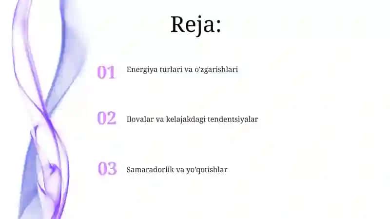 Modda va energiya aylanma harakati 2