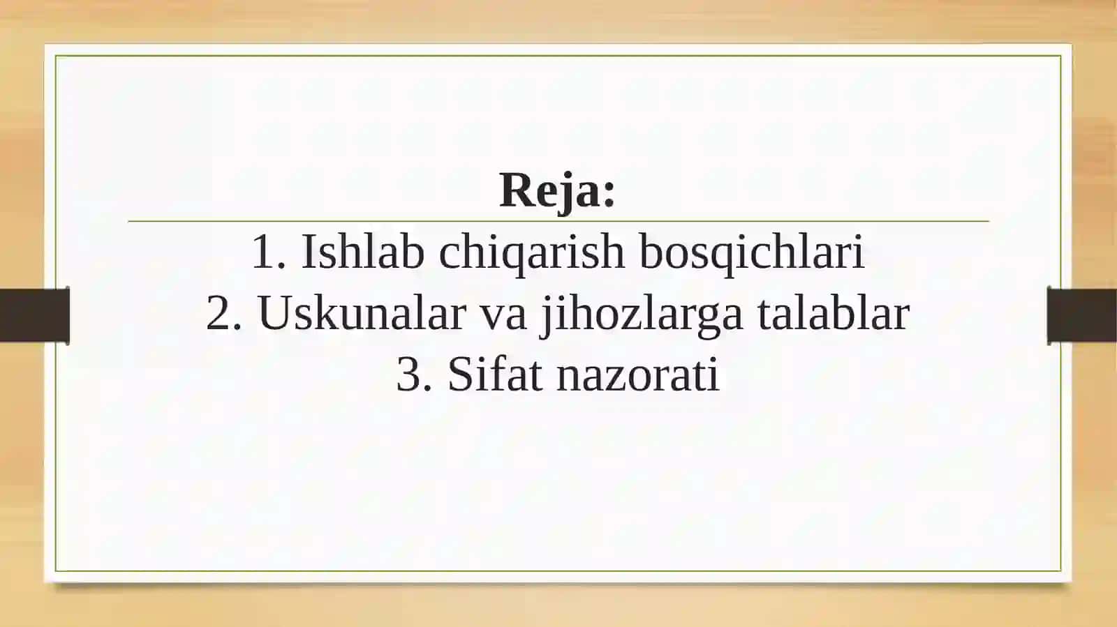 Surtma dori vositasi uchun GMP talablari 2