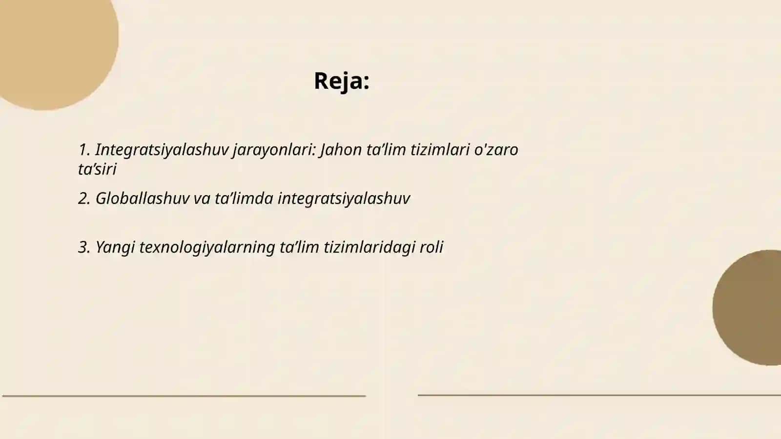 Integratsiyalashuv jarayonlari: Jahon ta’lim tizimlari o'zaro ta’siri 2