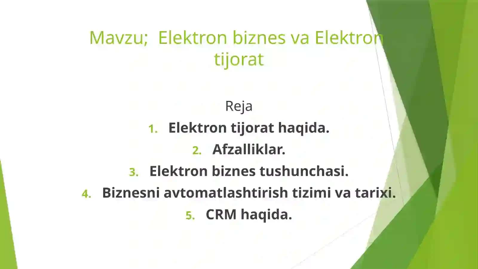 Kompyuter tarmoqlari fanidan Prezentatsiya 2