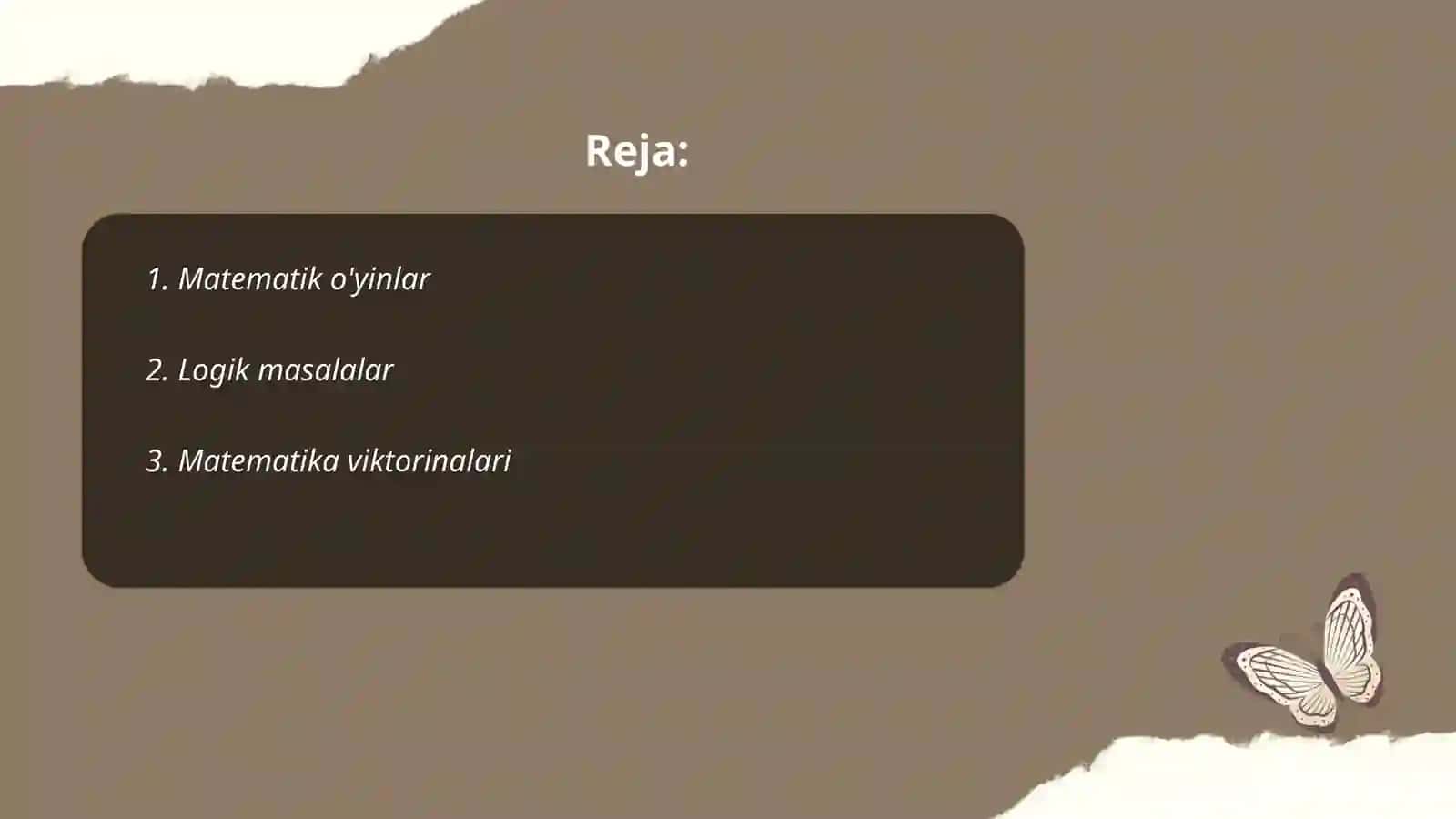 Matematik o'yinlar 2