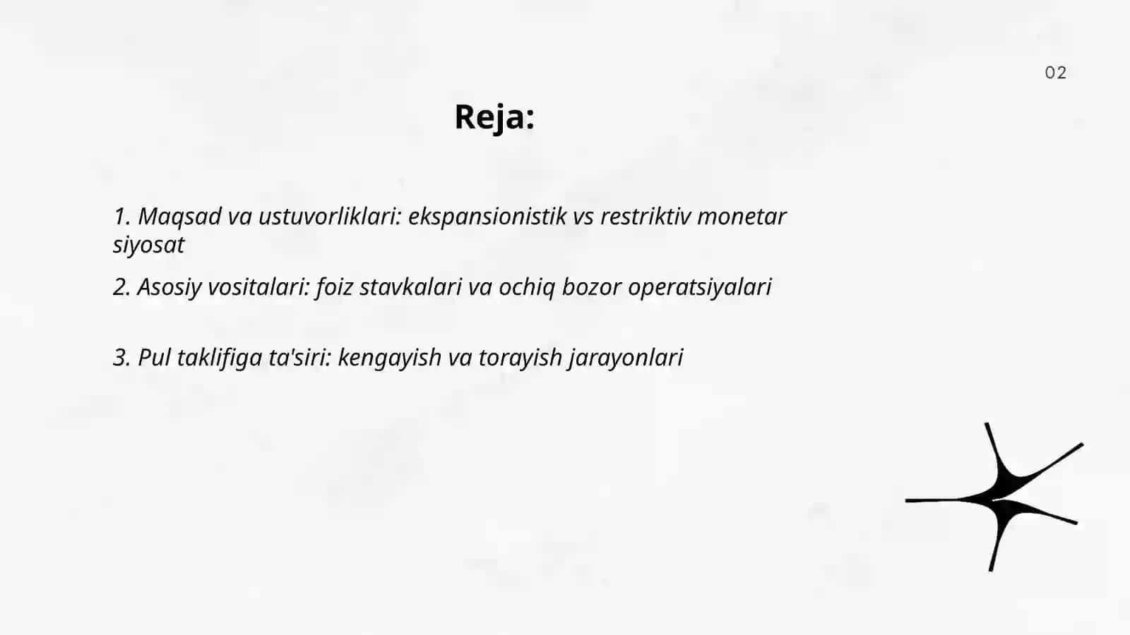 Ekspansionistik Va restriktiv monetar siyosatining Farqli jihatlari 2