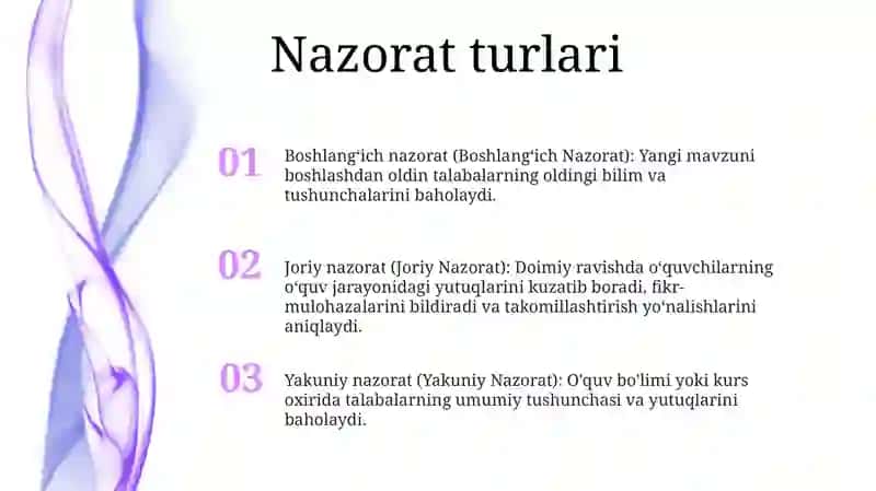 Matematika Darsida Nazorat Turlari Va Ularni Tashkil Qilish 2