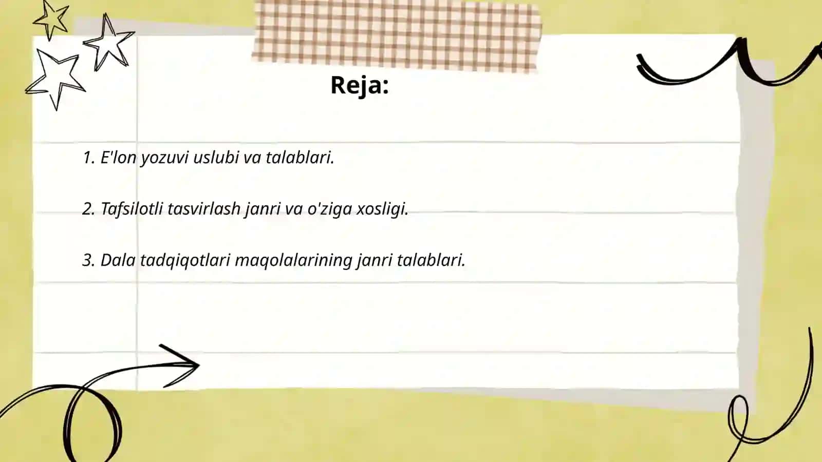 Esse janrining talablari va ta'rifi 2