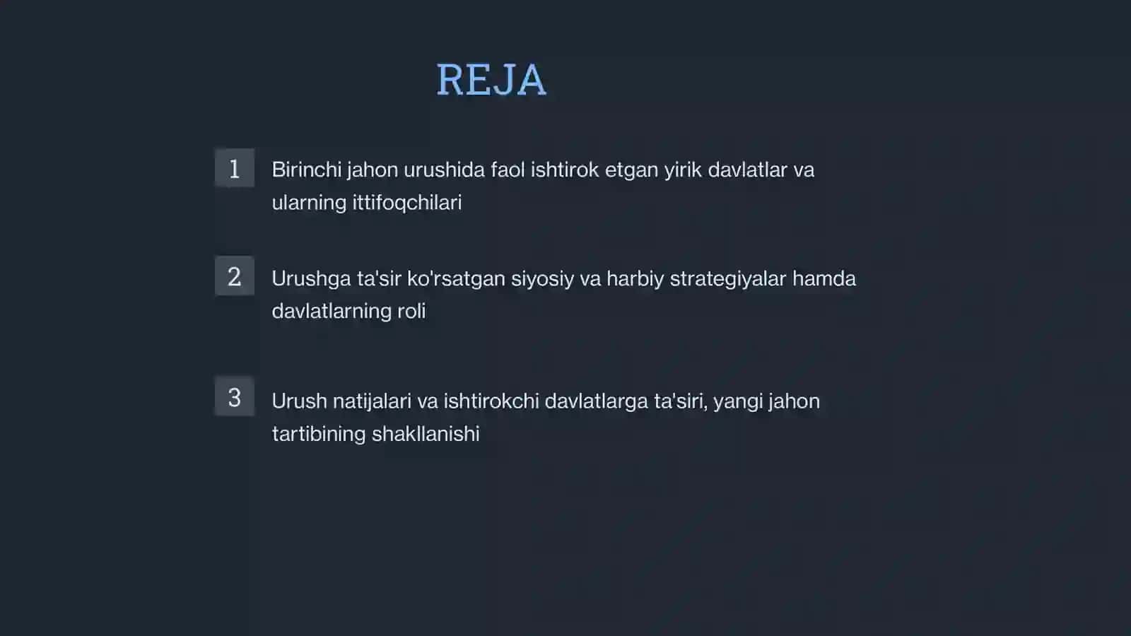 Birinchi jahon urushida qatnashgan davlatlar 2
