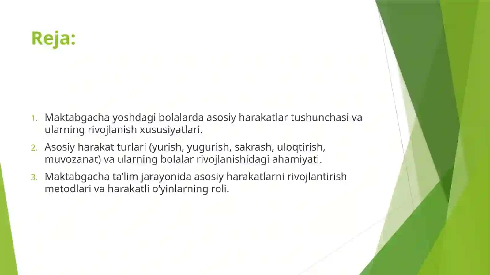 Maktabgacha yoshdagi bolalar uchun asosiy harakatlarning ahamiyati 2