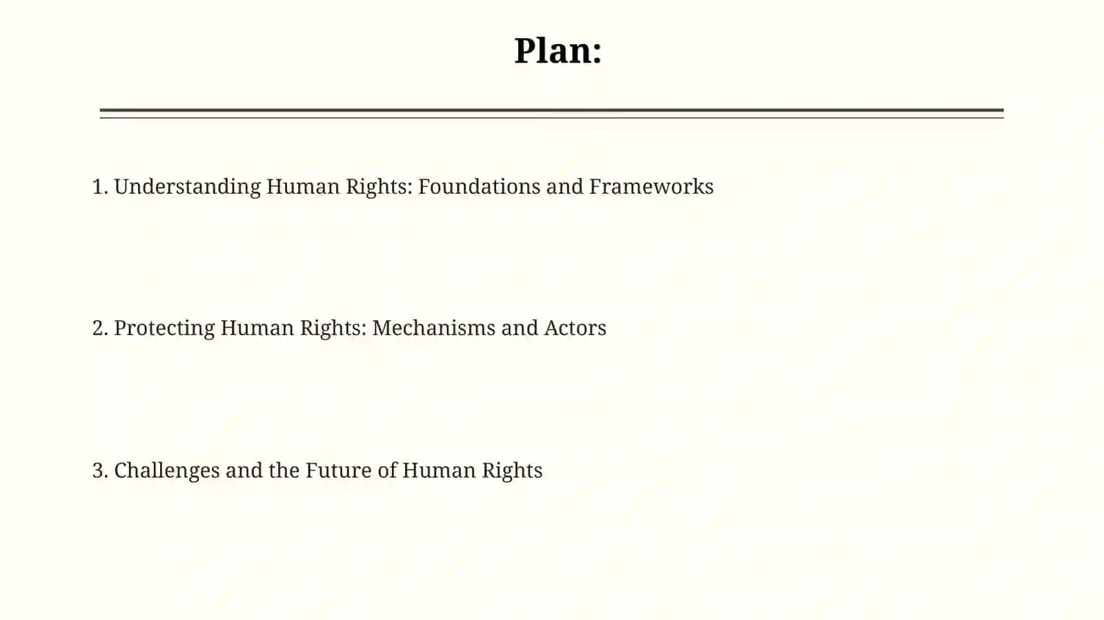 Defining Human Rights: Scope and Foundations 2