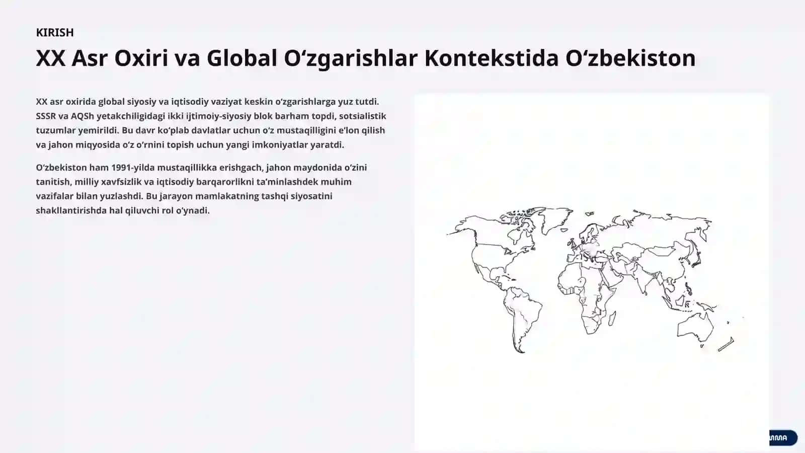 O‘zbekiston va Jahon Hamjamiyati: Tashqi Siyosatning Asosiy Jihatlari 2