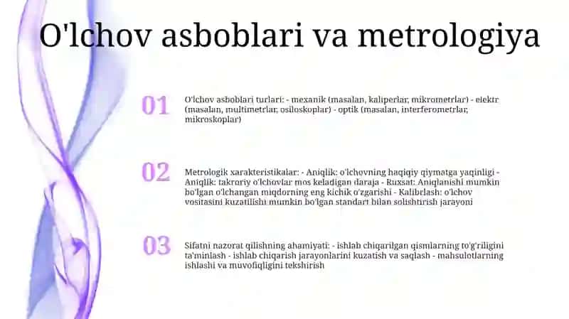 OʻLchash Vositalari Ularning Metrologik Xarakteristikalari 2