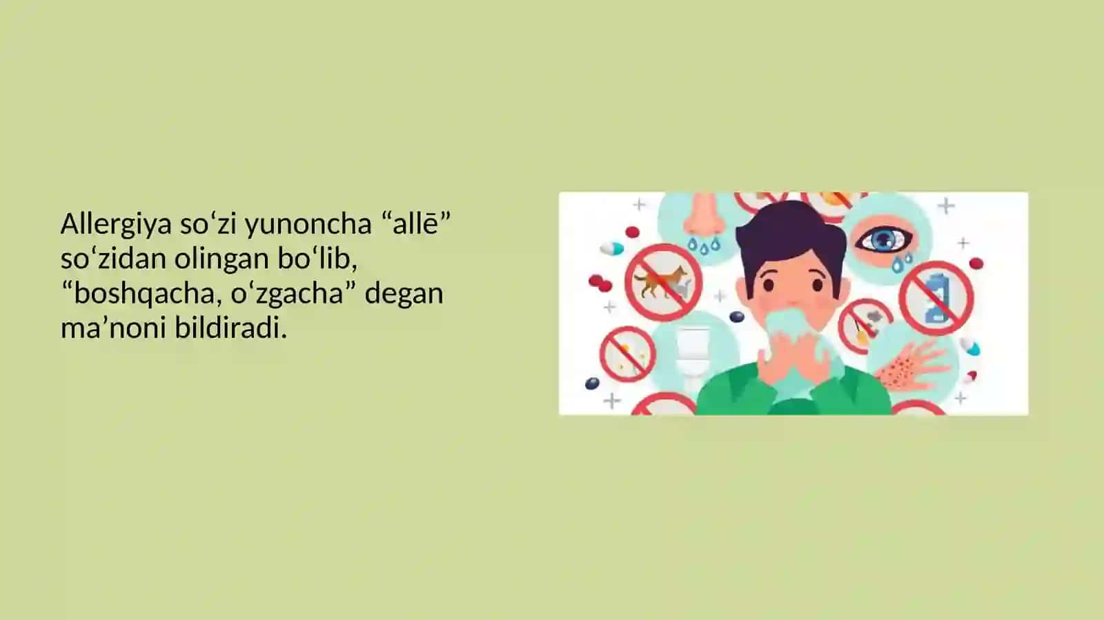 Allergiyaga qarshi vositalar 2