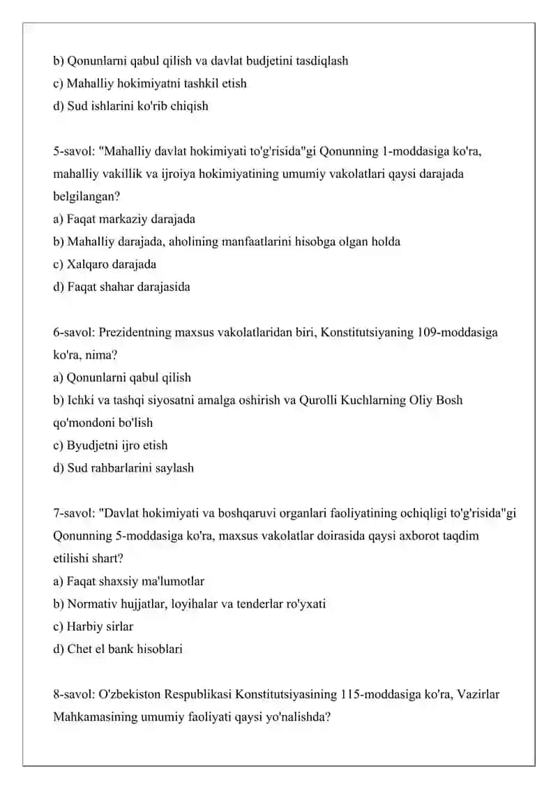 Davlat hokimiyati va boshqaruvi organlari faoliyatining ochiqligi 2