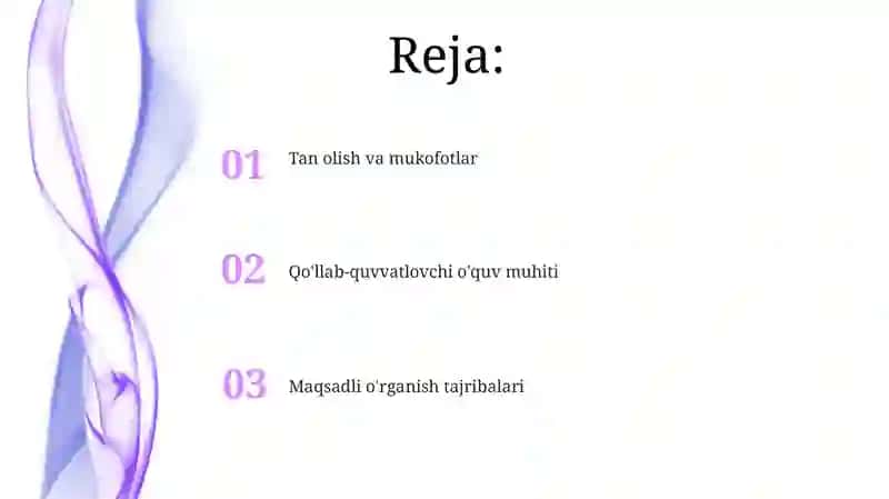 Darsda o'quvchilar faolligini oshirishning asosiy motivlari 2