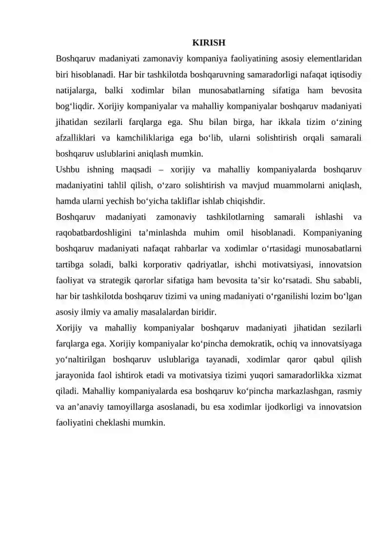 Boshqaruv madaniyati 2