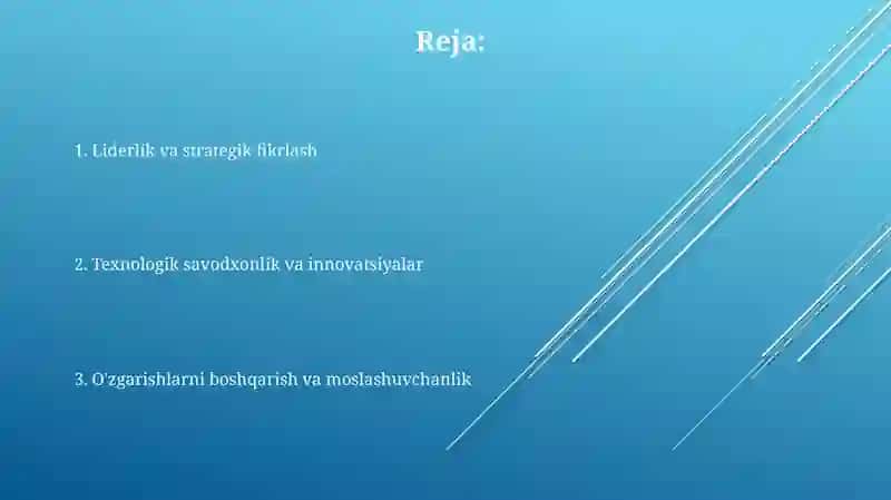 Zamonaviy kutubxona rahbarlarining kometensiyalari 2