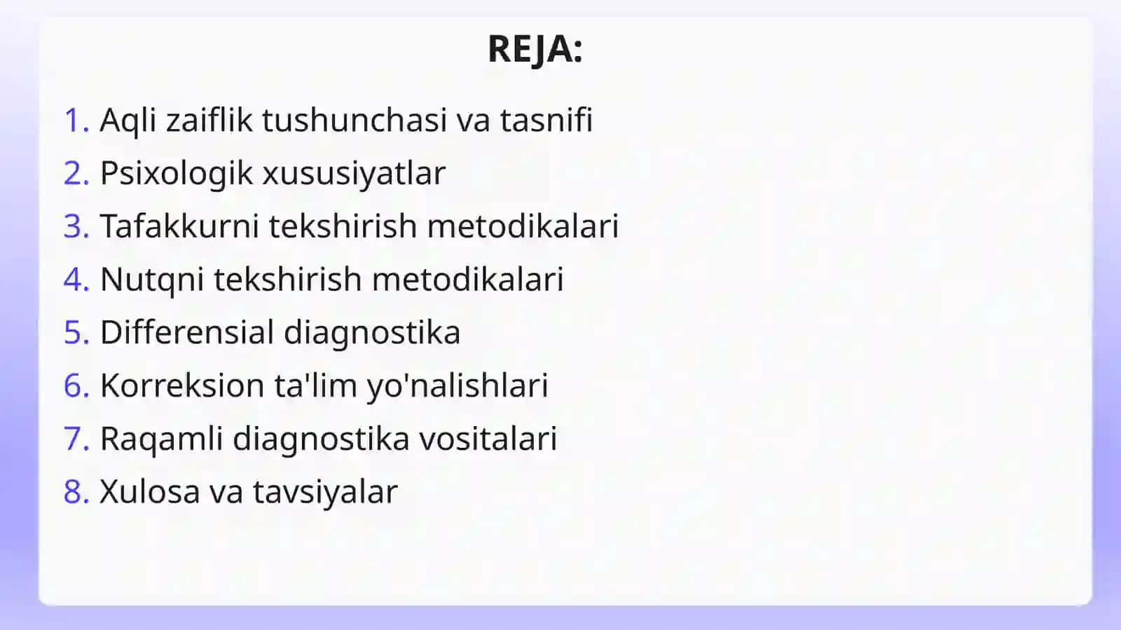 Aqli Zaif Bolalarning Tafakkuri va Nutqini Tekshirish Metodikalari 2