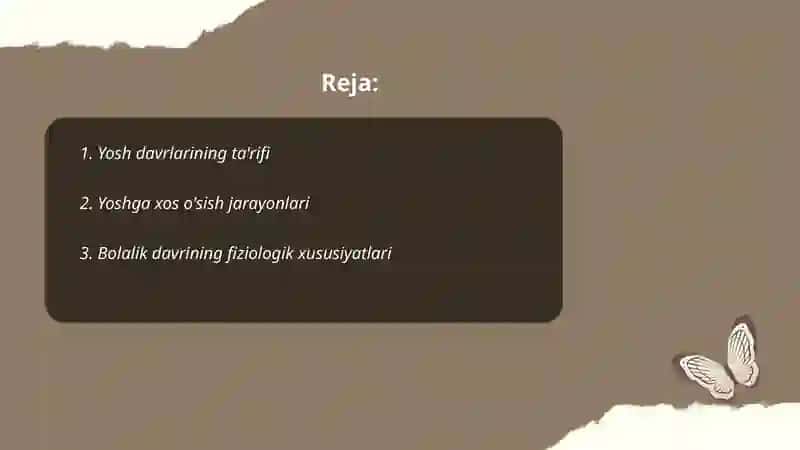 Yoshlik davrlarining morfologik va fiziologik xususiyatlari 2