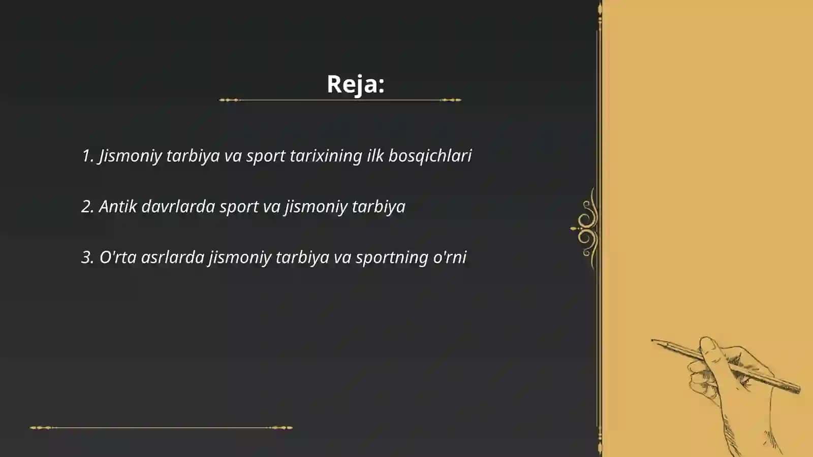 Jismoniy tarbiya va sport ta'limining paydo bo'lishi va rivojlanish bosqichlari 2