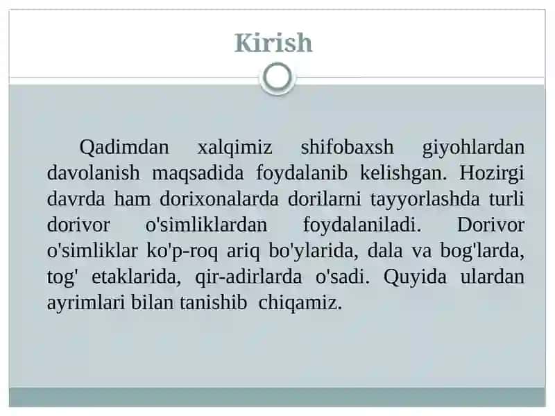 Dorivor o'simliklar. Dorivor o’simliklarning geografik tarqalishi 2
