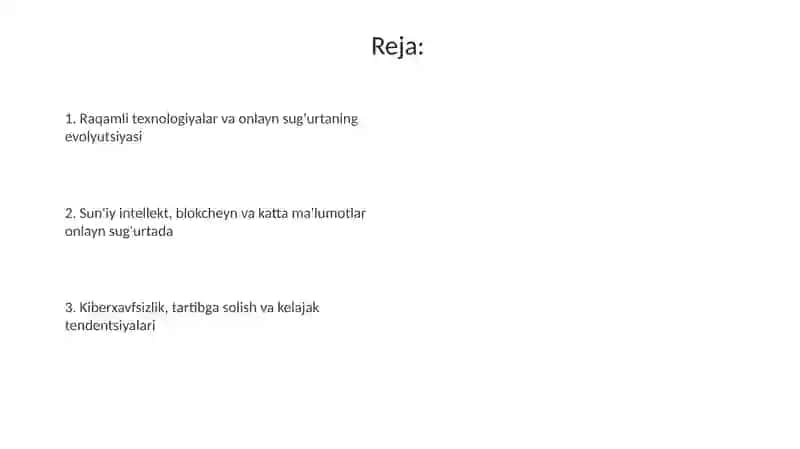 Raqamli texnologiyalar va onlayn sug'urtaning rivojlanishi 2