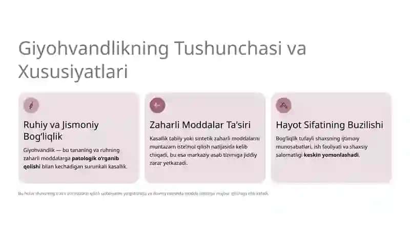 Giyohvandlik va Toksikomaniyalar 2