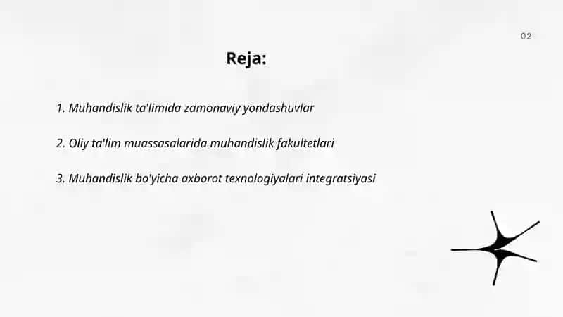 Muhandislik ta'limida zamonaviy yondashuvlar 2