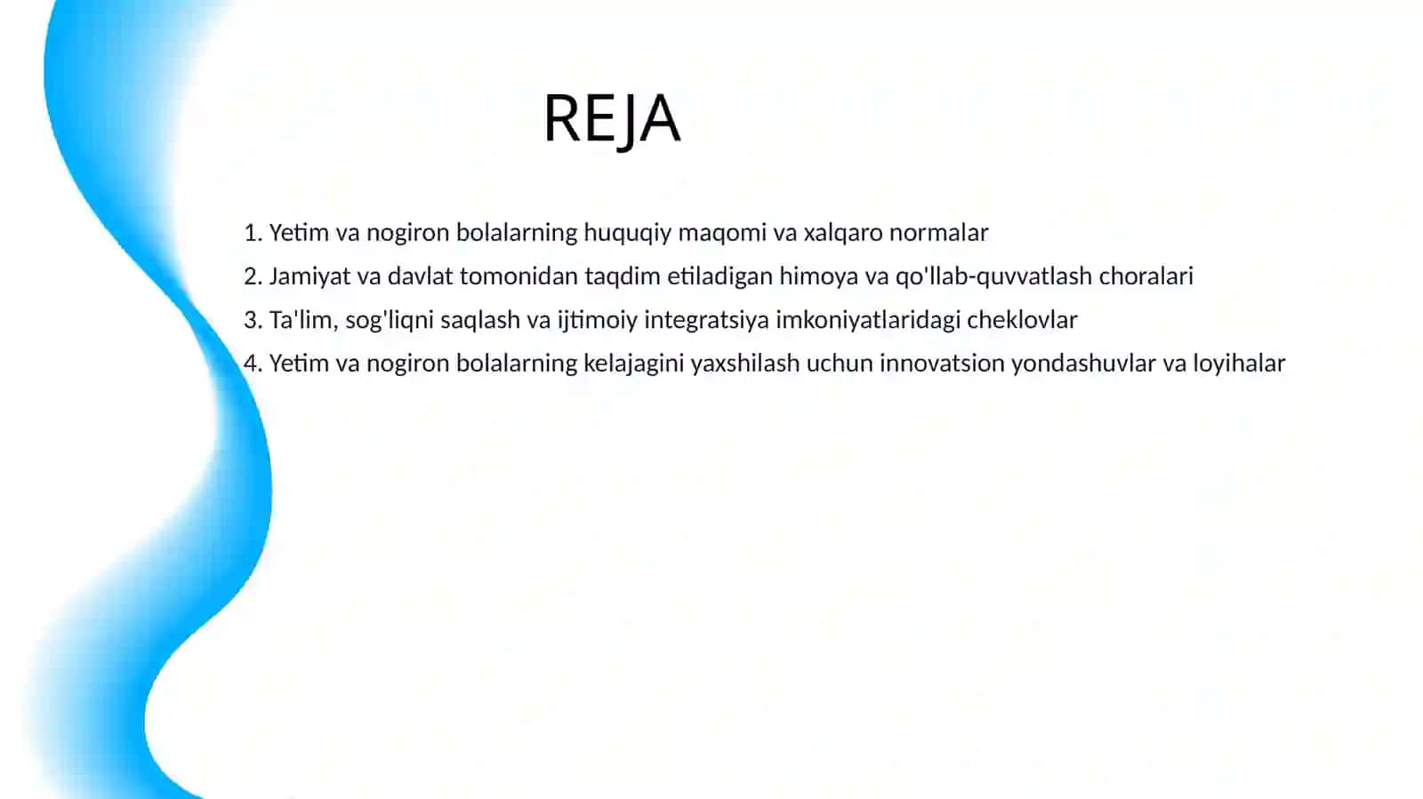 YETIM VA NOGIRON BOLALAR HUQUQLARI 2