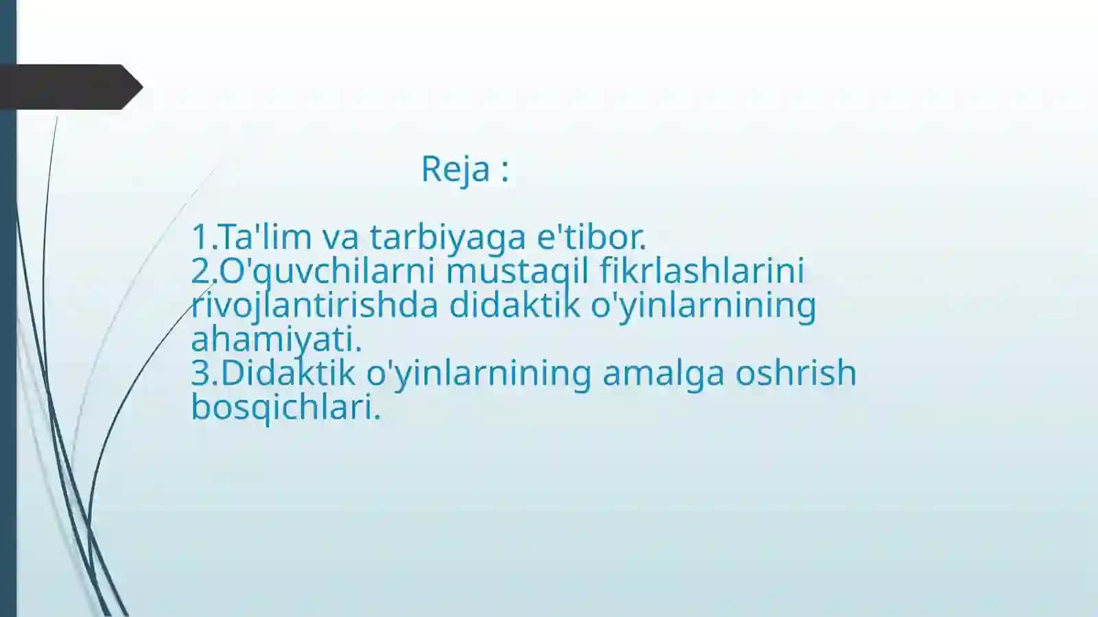O'quvchilarni mustaqil fikrlash va bilim olishga o'rgatish 2