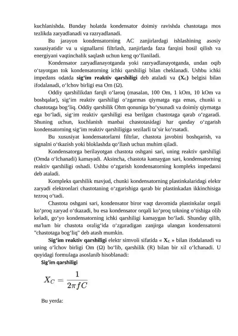 Sig‘im reaktiv qarshiligi 2