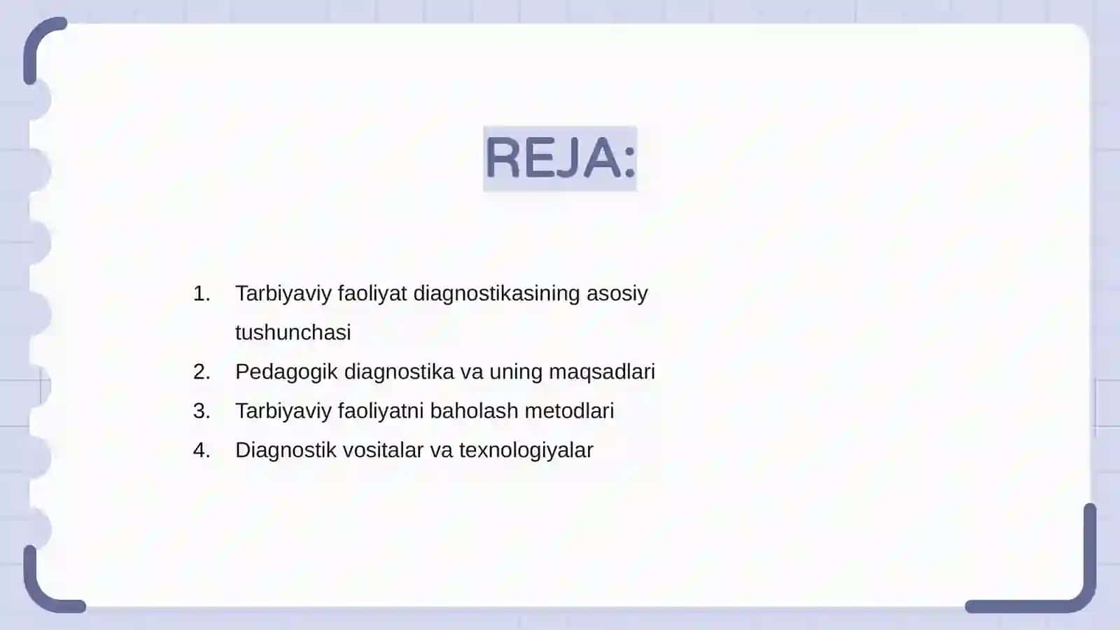 Tarbiyaviy faoliyat diagnostikasi va korreksiyasi 2