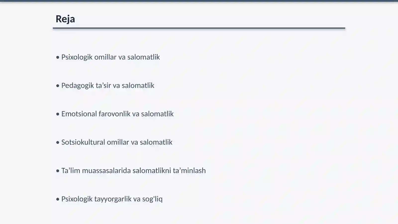 Salomatlikni ta’minlovchi zarur psixalogik-pedagogik omillar 2