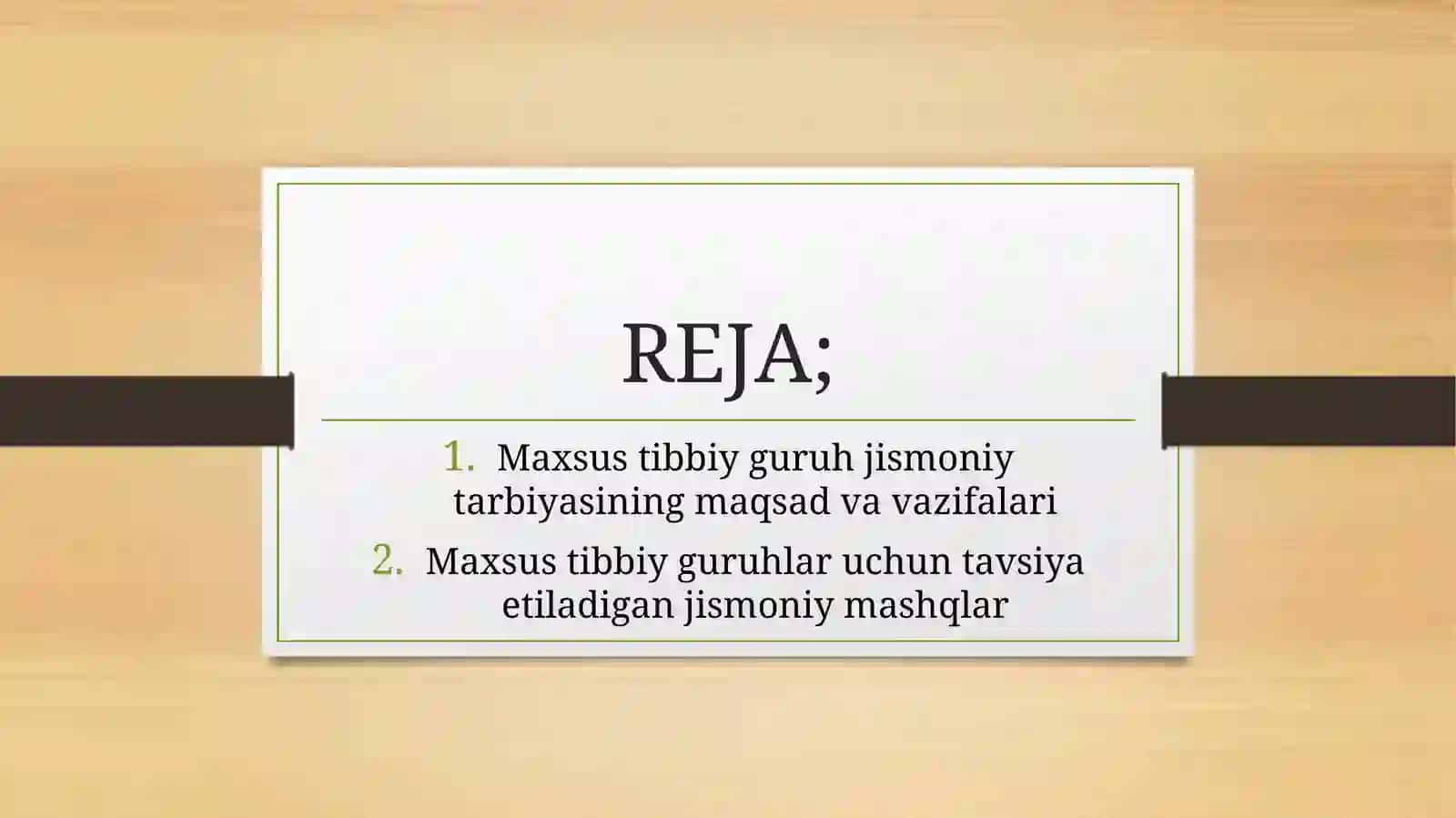 MAXSUS TIBBIY GURUHLAR JISMONIY TARBIYASI 2