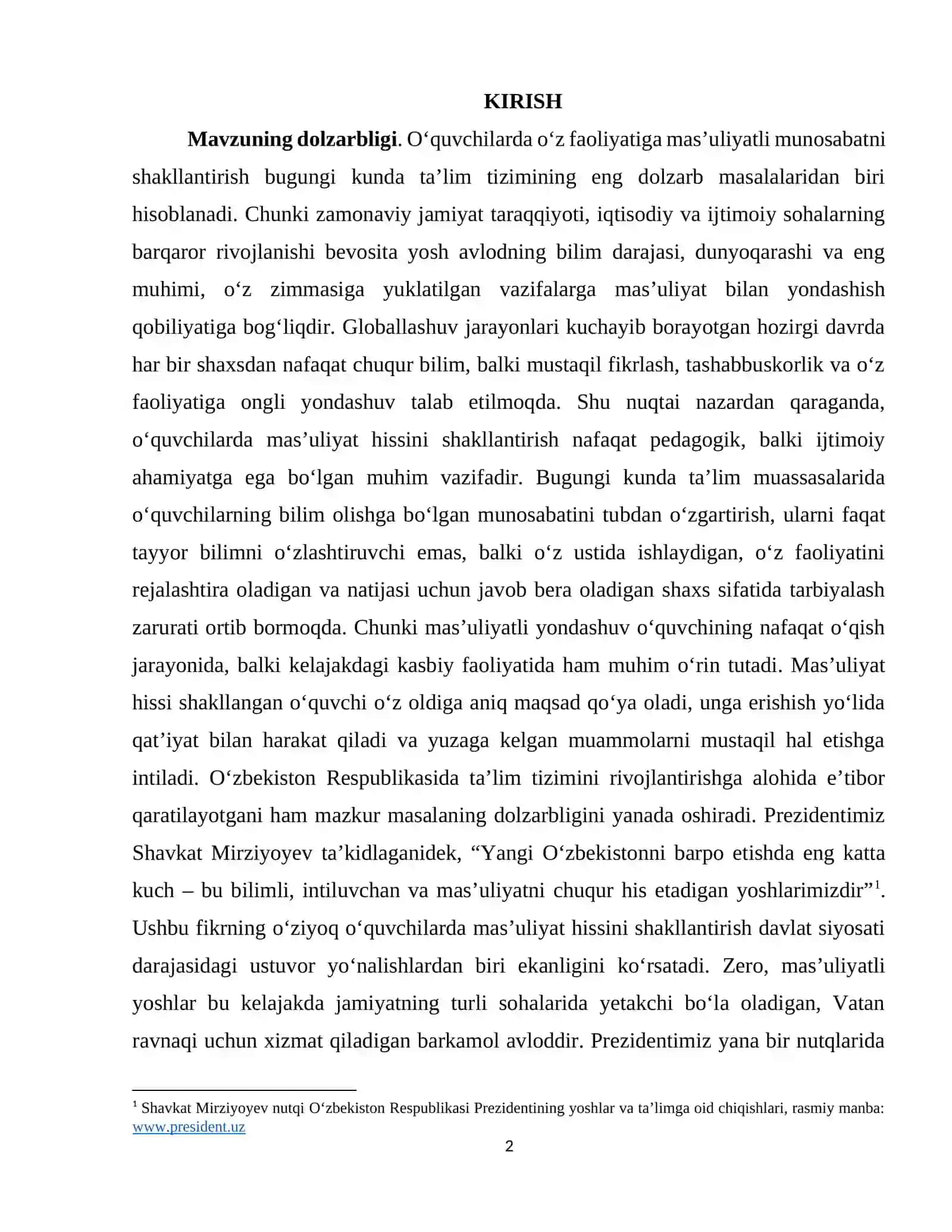 Mas’uliyat tushunchasi va uning pedagogik ahamiyati 2