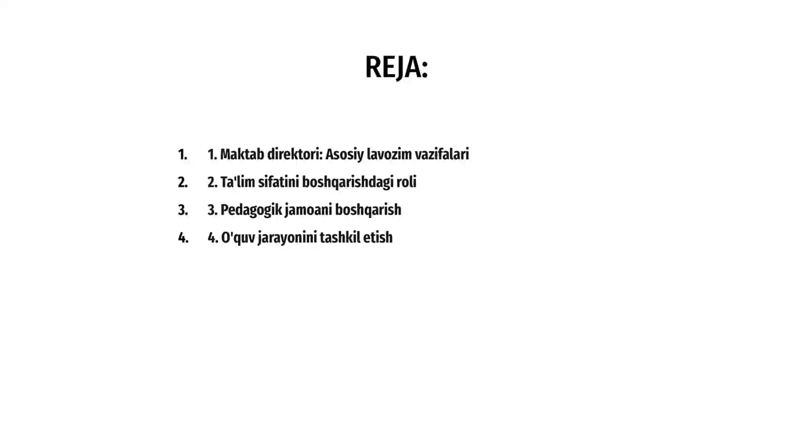 Maktabni boshqarishda maktab direktorining vazifalari 2