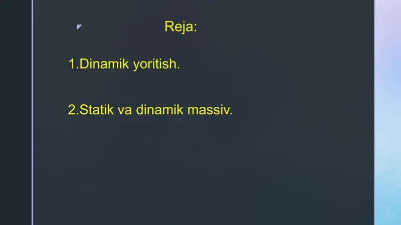 "Boshqarish sistemalari elementlari va qurilmalari" 2