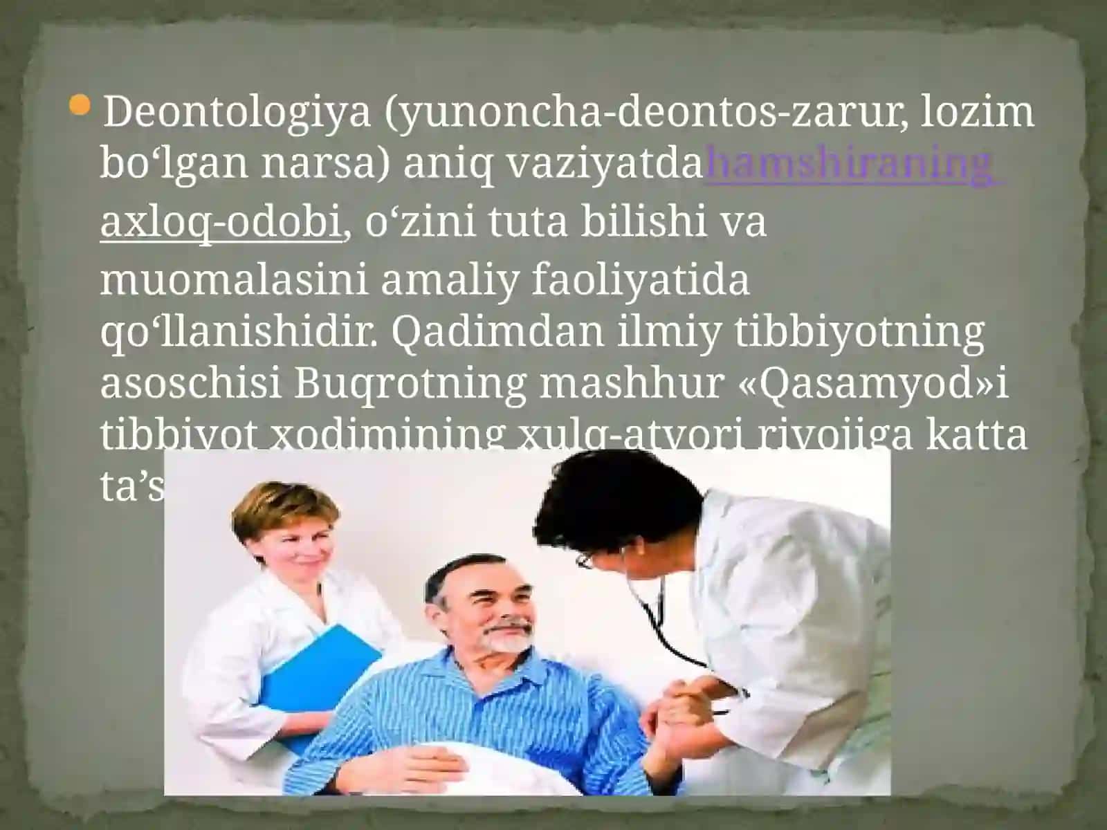 Bemorlar bilan noverbal muloqot 2