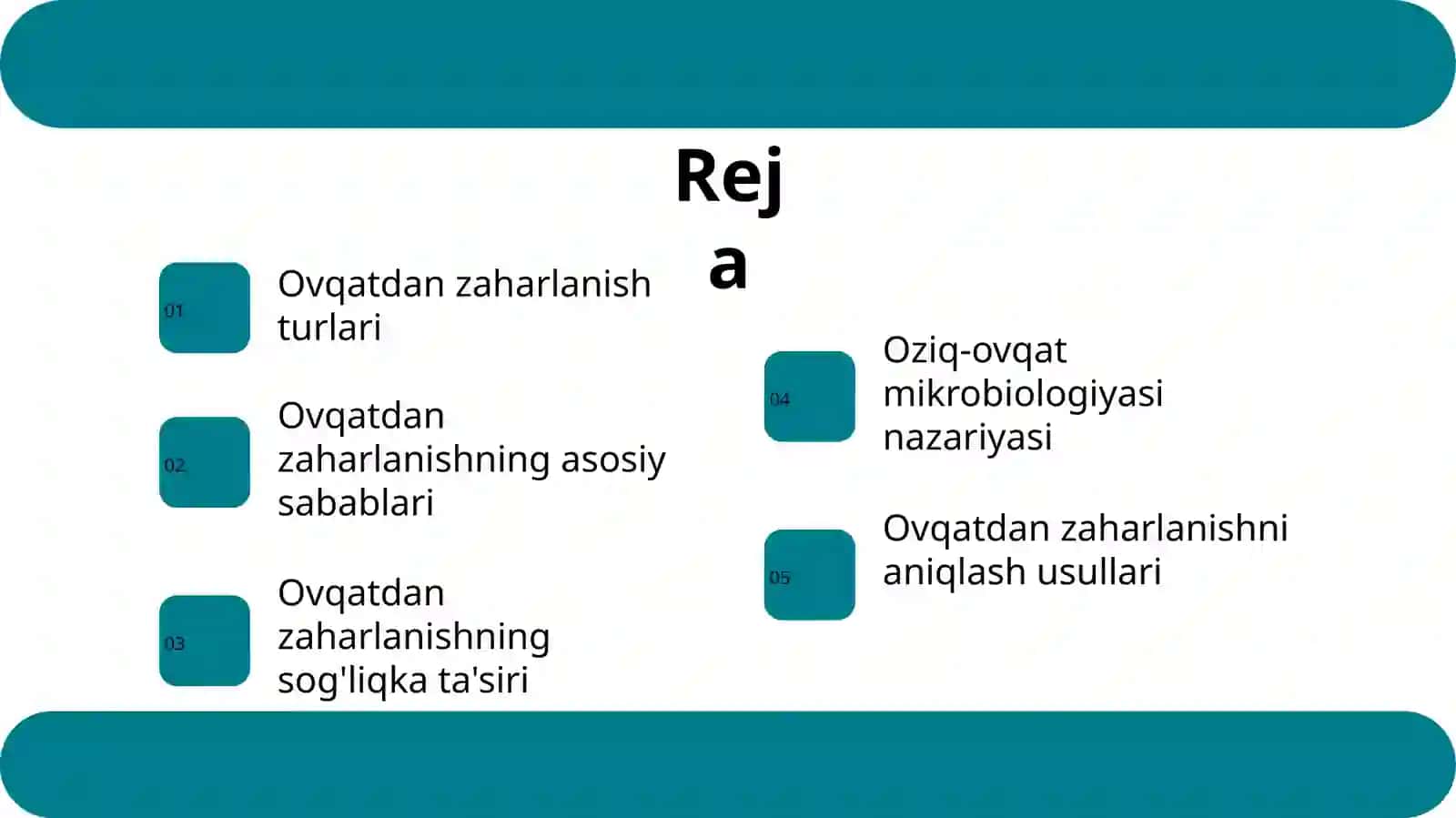 Oziq-ovqat mikrobiologiyasi nazariyasi 2