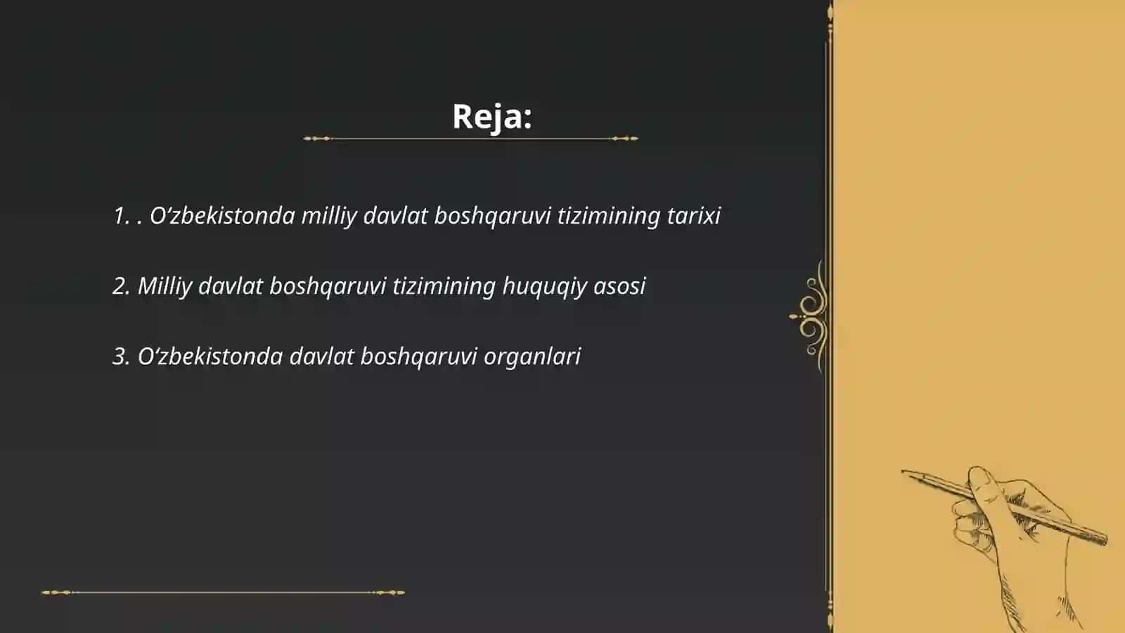 O'ZBEKISTONDA milliy davlat boshqaruvi tizimining shakillanishi 2