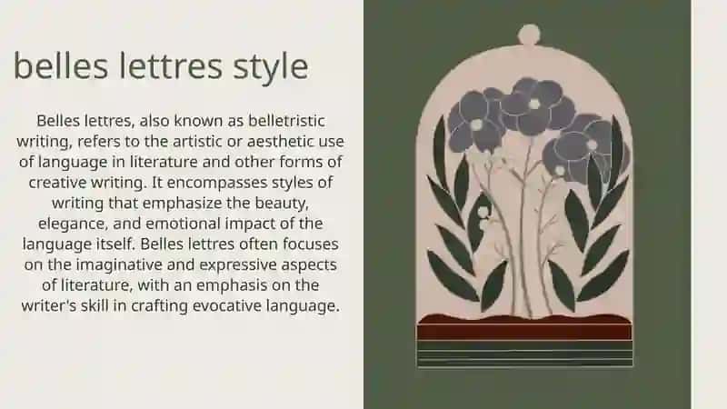 Belles Lettres 2
