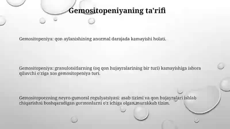 Gemositopiez. Gemositopoezning Neyro-Gumoral Boshqarilishi 2
