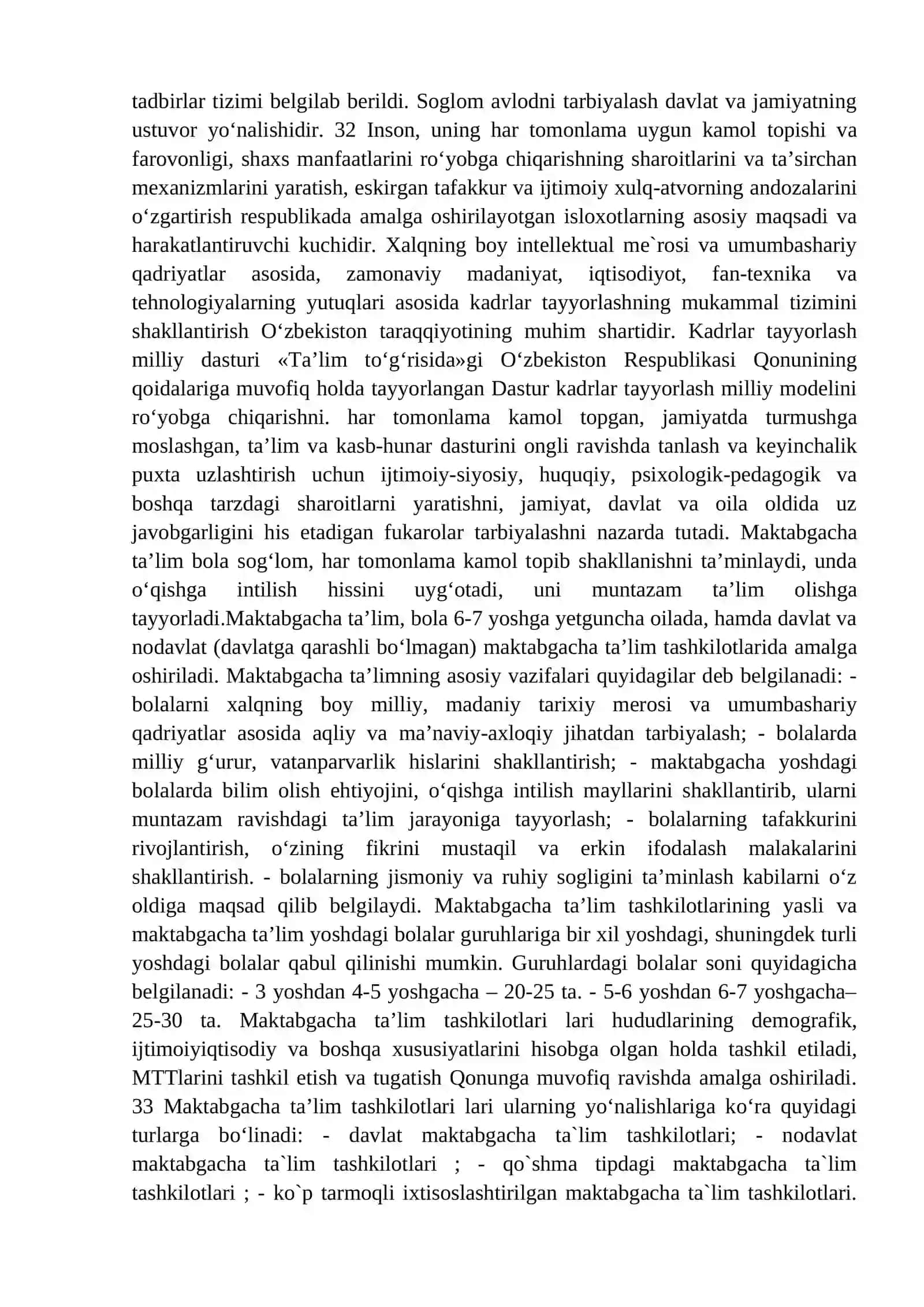 BOLALARNI MAKTAB TA’LIMIGA TAYYORLASH SHAKLLARI VA METODLARI 2