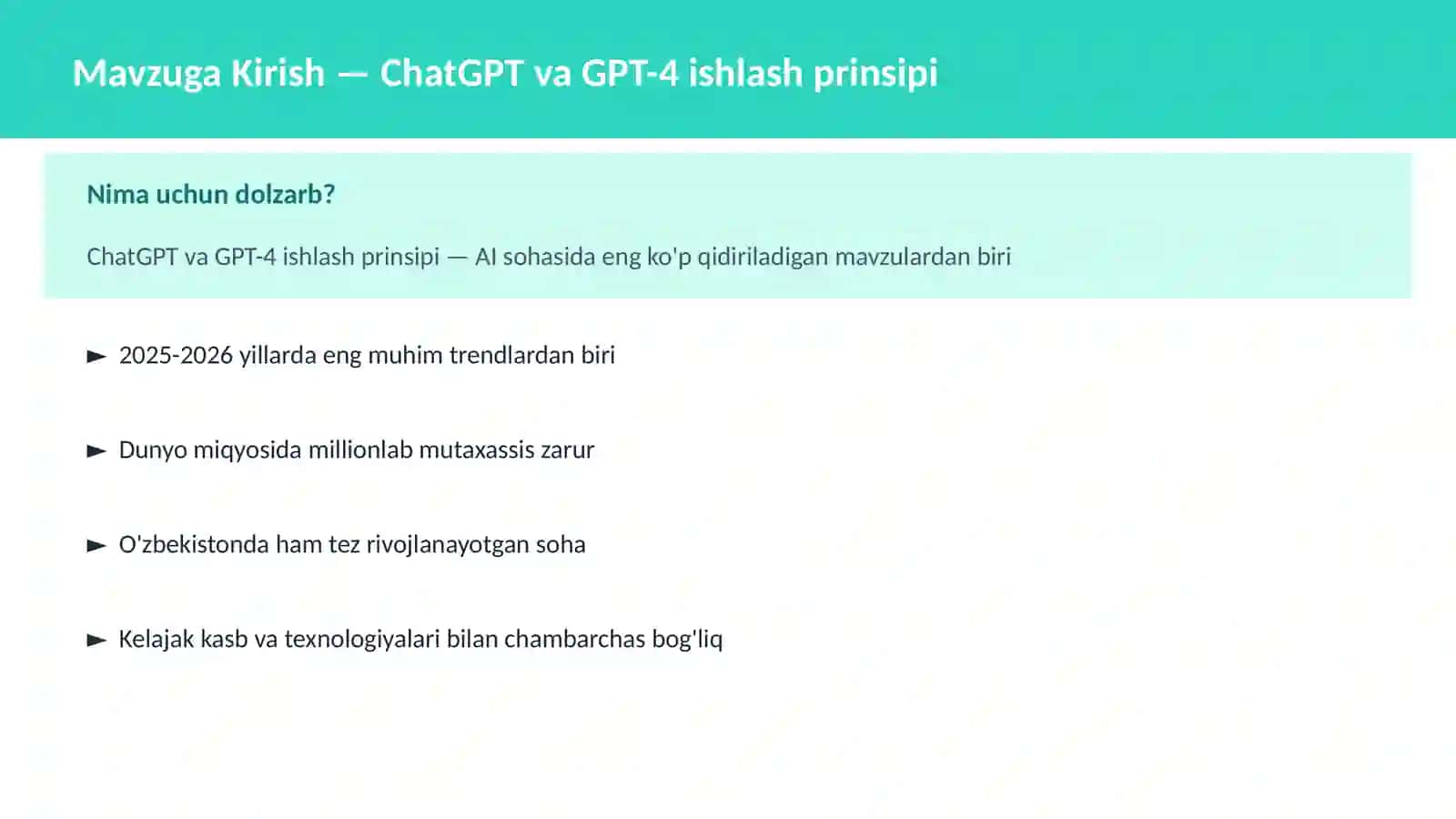 GENERATIVE AI VA LLM 2