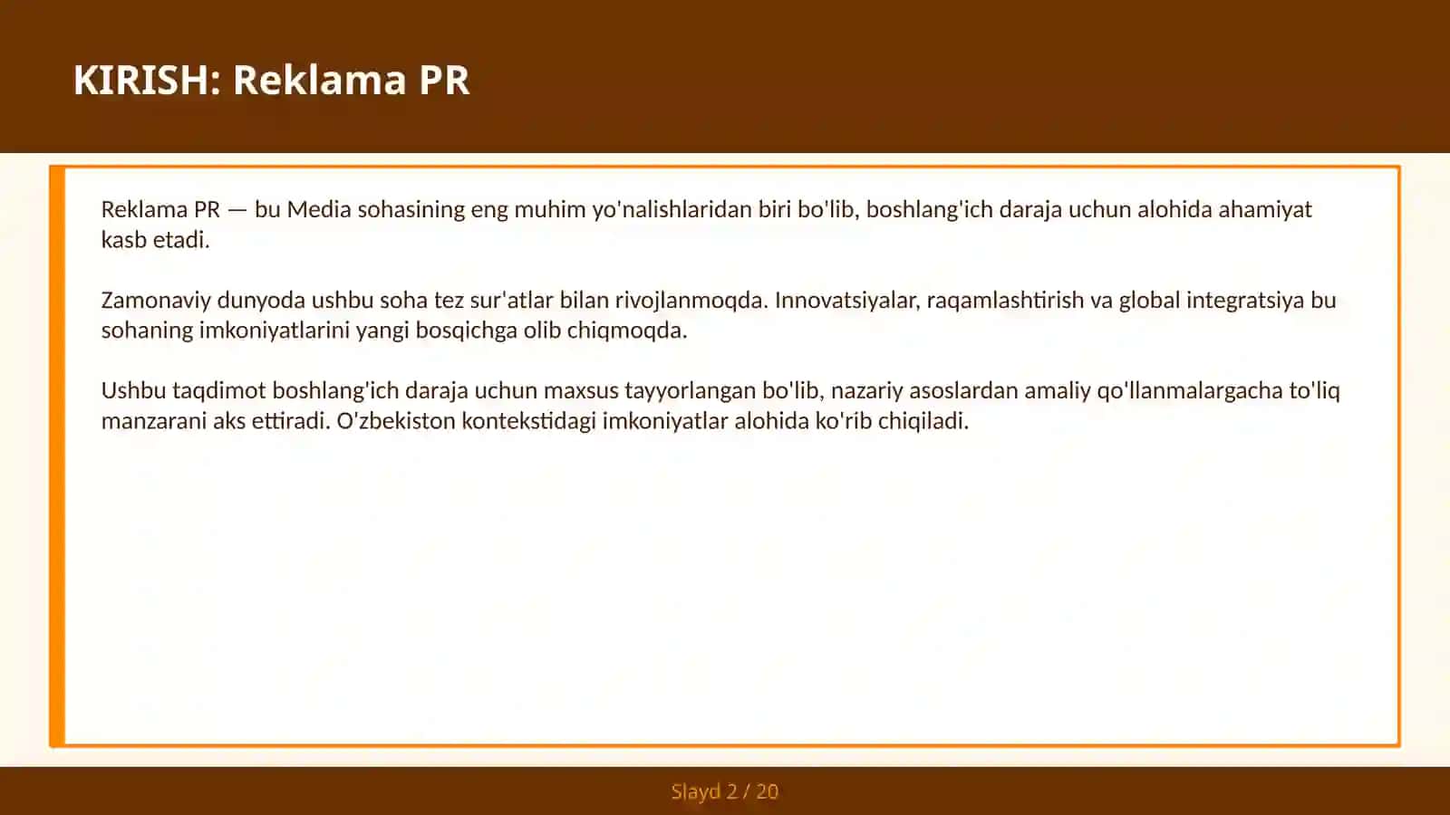 Reklama PR 2